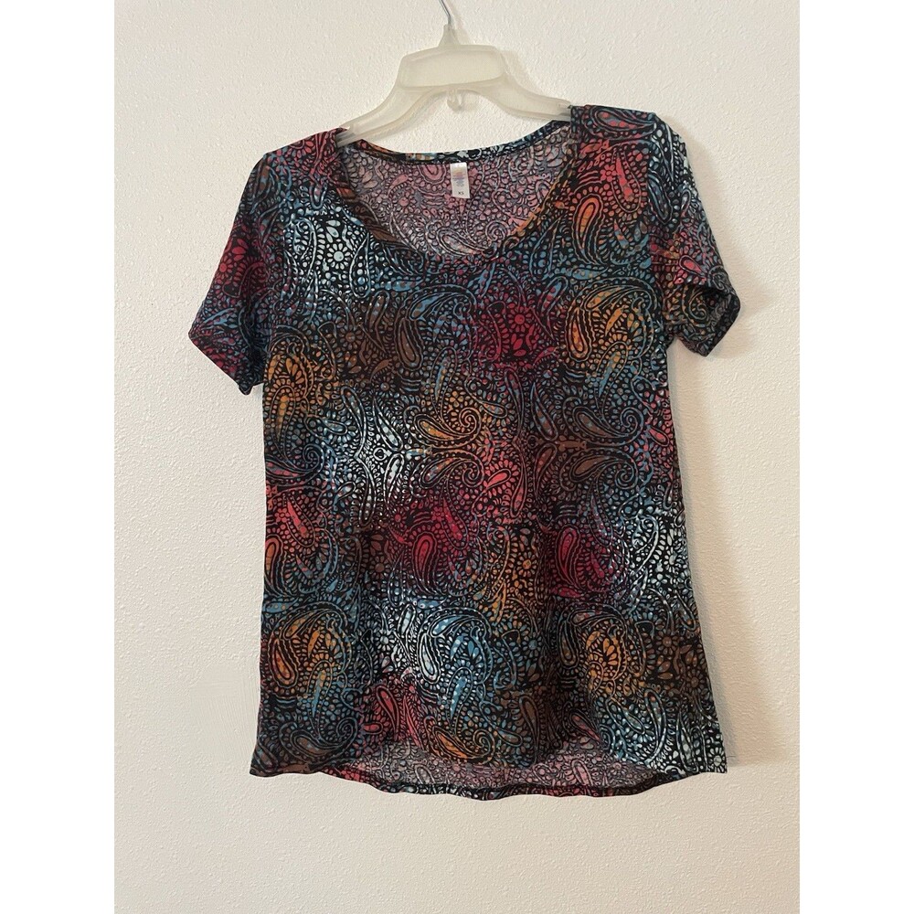 LuLaRoe Women’s XS Scoop Neck Simply Comfortable Short Sleeve Swing Top